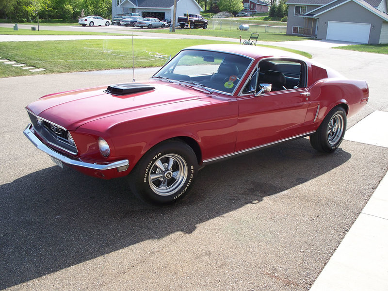 1968 Red Mustang Fastback Automatic For Sale
