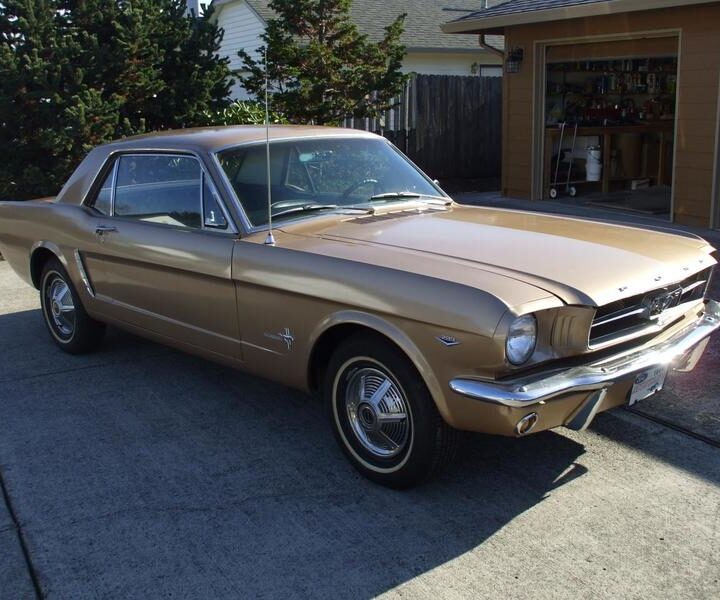 1964.5 Mustang Coupe Bronze Side Front