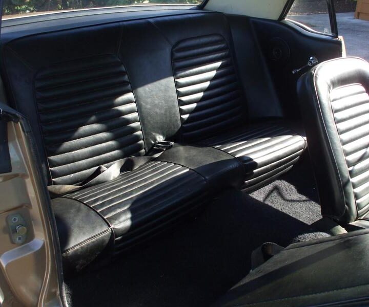 1964.5 Mustang Coupe Bronze Back Seat