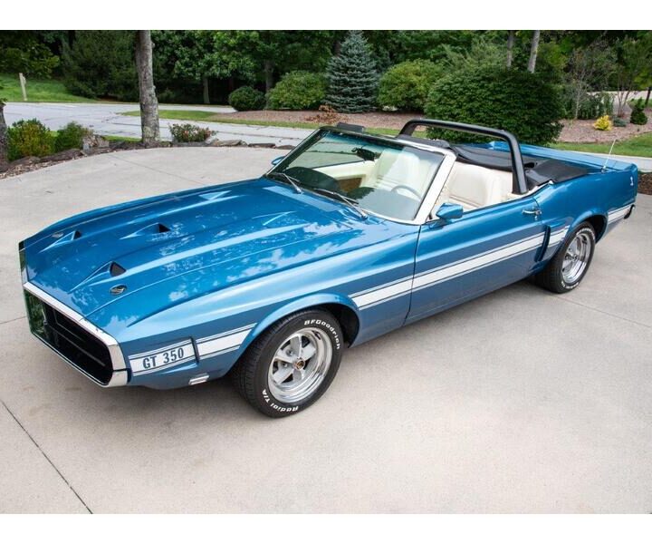 1969 Shelby GT350 Convertible Side with Striping