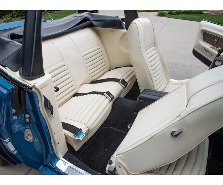 1969 Shelby GT350 Convertible Back Seat