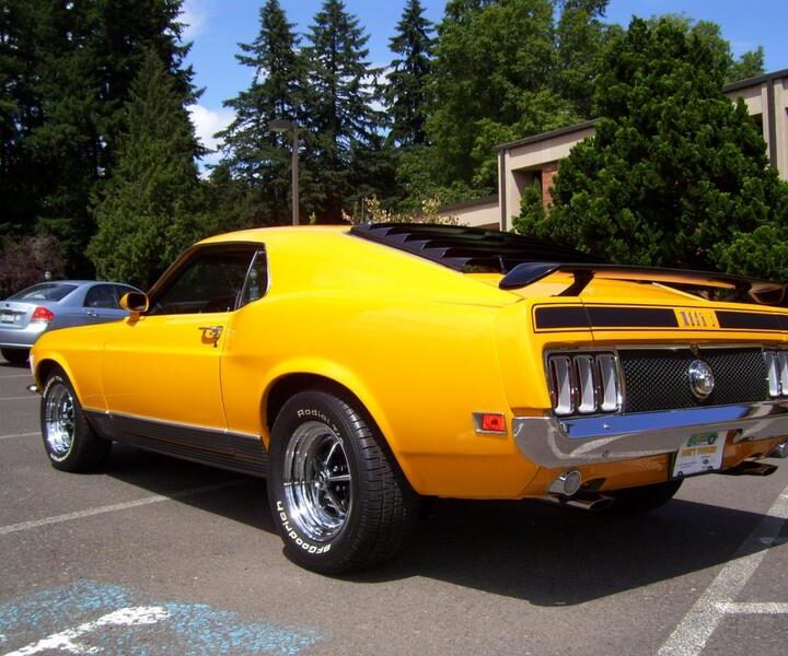 1970 Mustang Mach I - Factory Shaker Yellow with Black Stripes