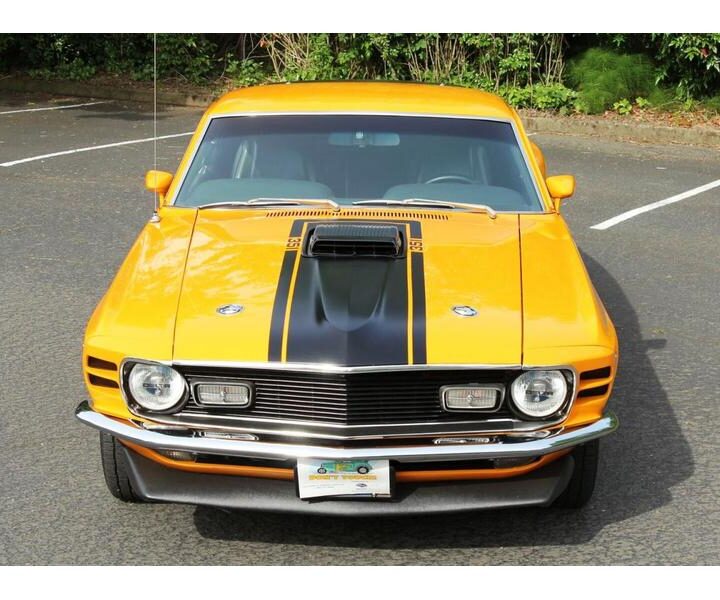 1970 Mustang Mach I - Factory Shaker Yellow Hood