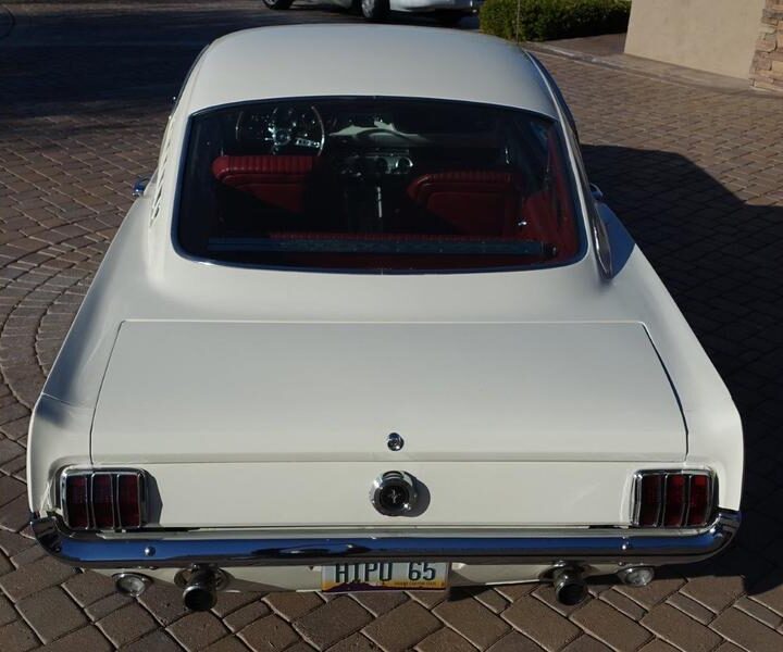 1965 Mustang Fastback Overhead Pic