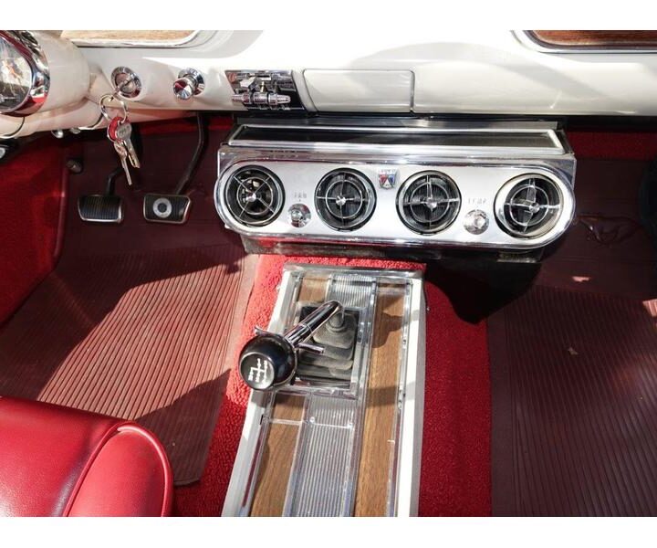 Vintage Ford Mustang Fastback Red Console