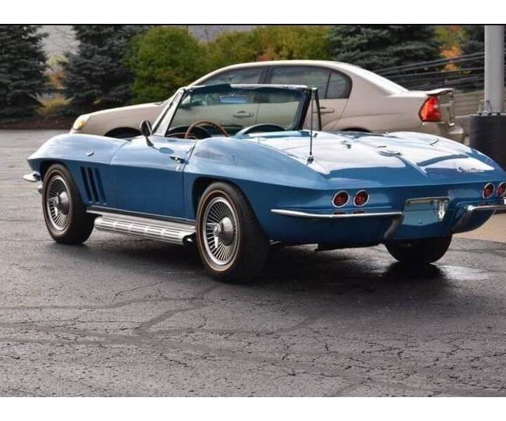 1966 Chevy Corvette Convertible Blue