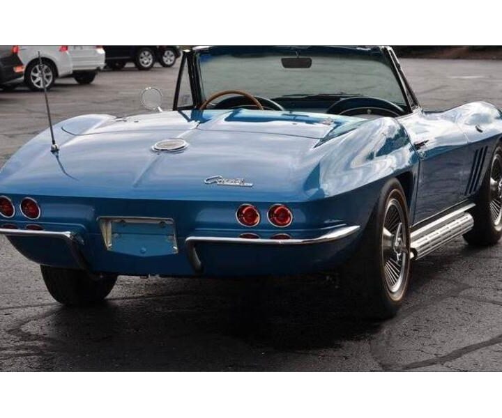 Classic Corvette Convertible Blue