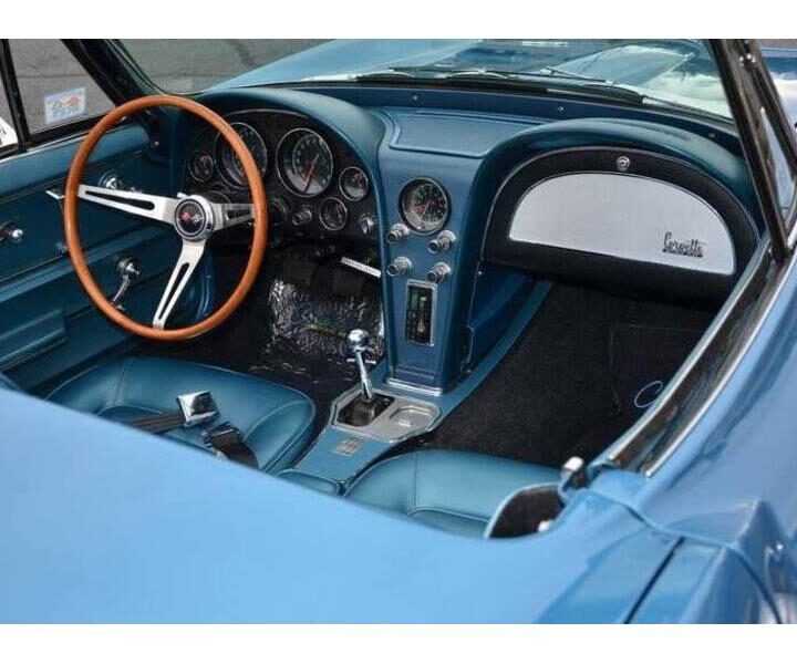 Corvette Blue Bucket Seats