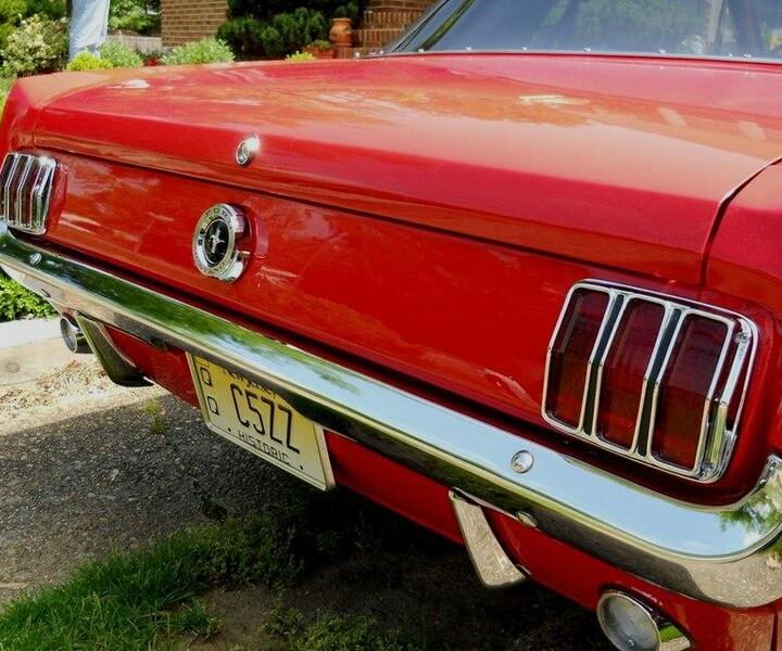 1965 Mustang Convertible Red Taillights