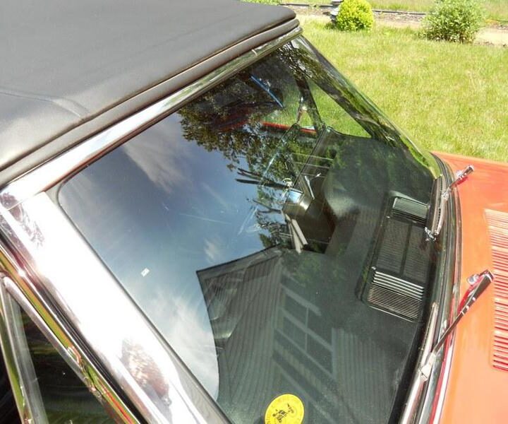 1965 Mustang Convertible Red Windshield