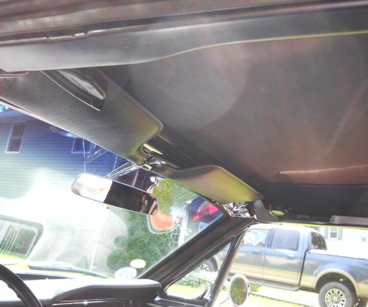 1965 Mustang Convertible Red Mirror