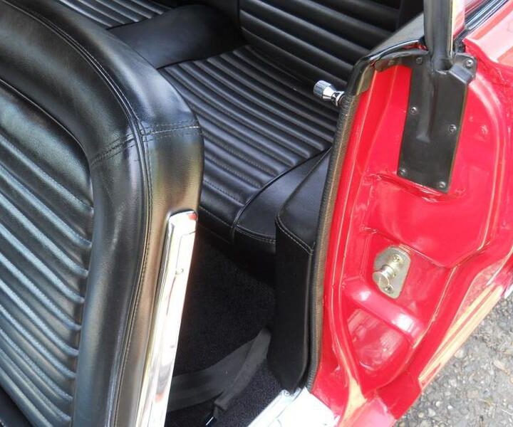 1965 Mustang Convertible Red Interior