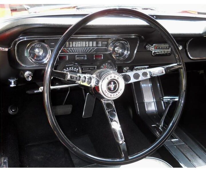 1965 Mustang Convertible Red Steering Wheel