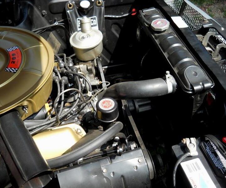 1965 Mustang Convertible Red Inside Grille