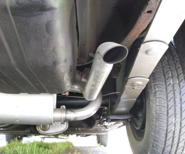 1965 Mustang Convertible Red Exhaust