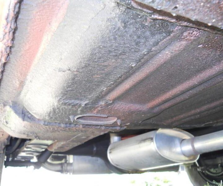 1965 Mustang Convertible Red Welding