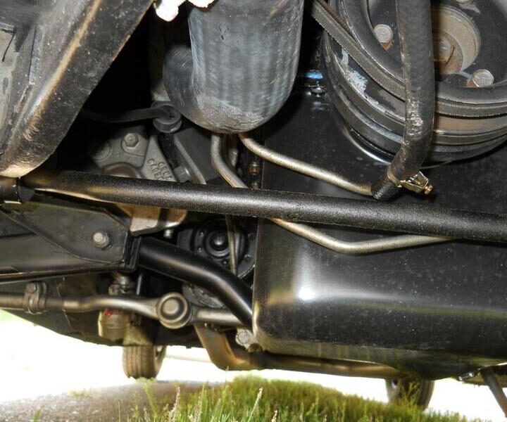 1965 Mustang Convertible Red Axle