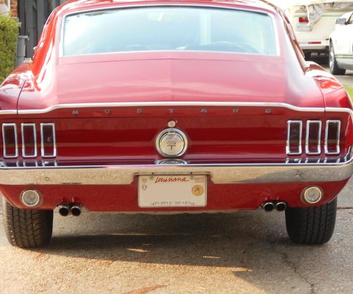 1967 Mustang Fastback Red Taillights