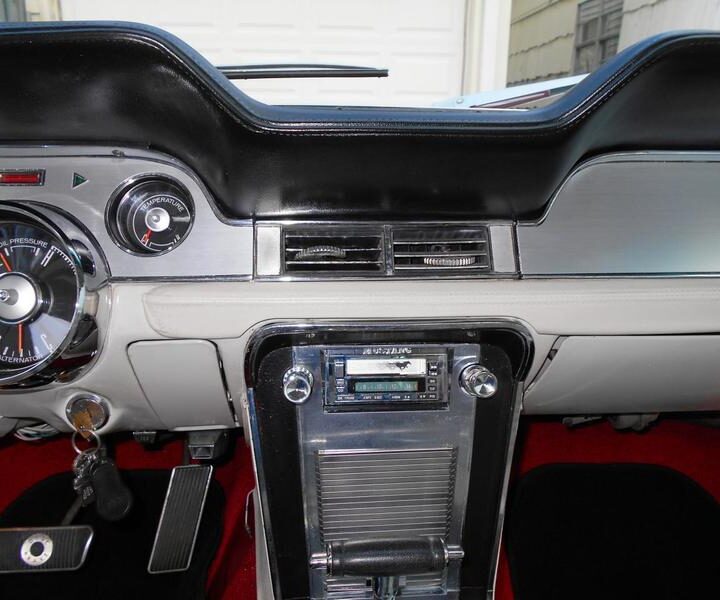 1967 Mustang Fastback Red Dash