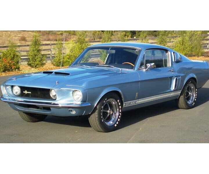 1969 Mustang GT 500 Blue Side