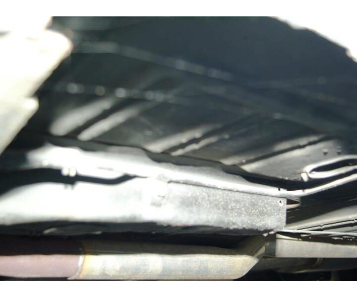 1969 Mustang Blue underside