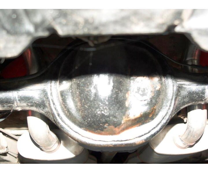 1969 Mustang Blue exhaust