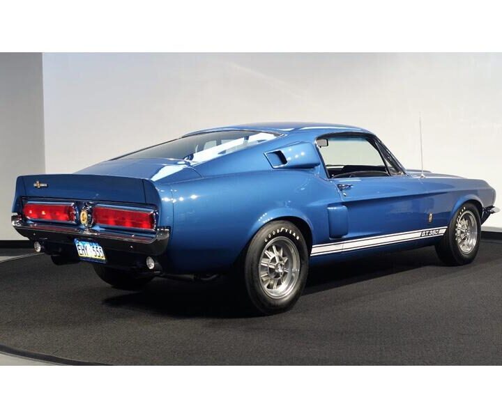 1967 Shelby GT350 Blue White Stripes Side