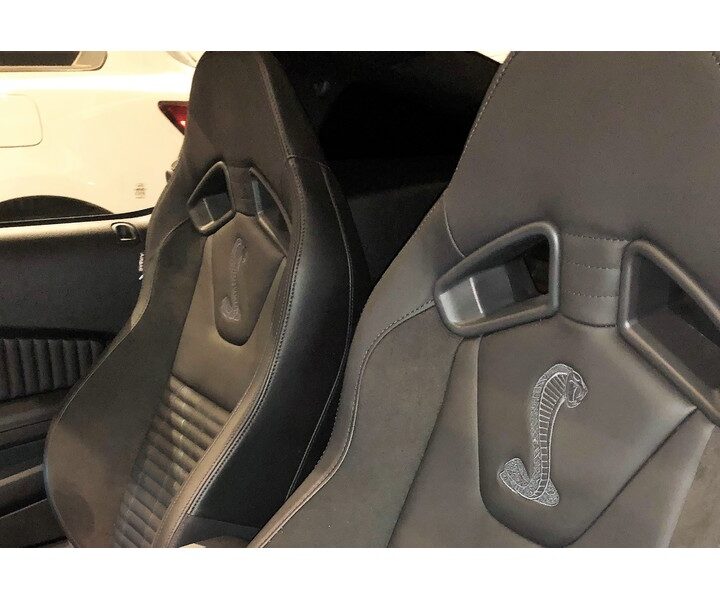 2014 Shelby Super Snake Red w/ White Stripes Racing Seats