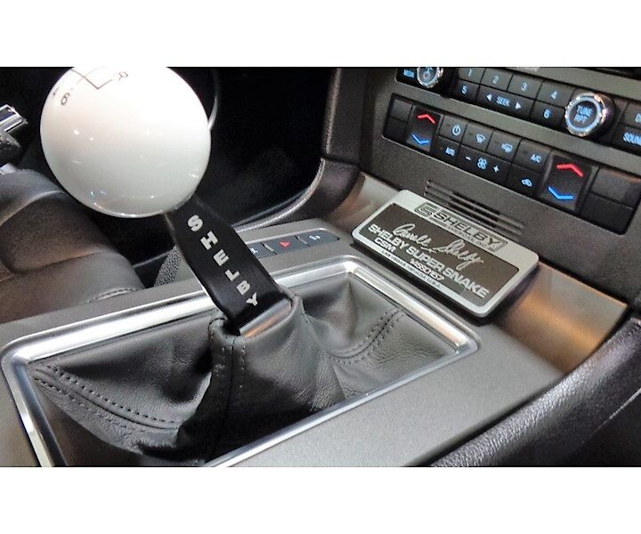 2014 Shelby Super Snake Red w/ White Stripes Shifter