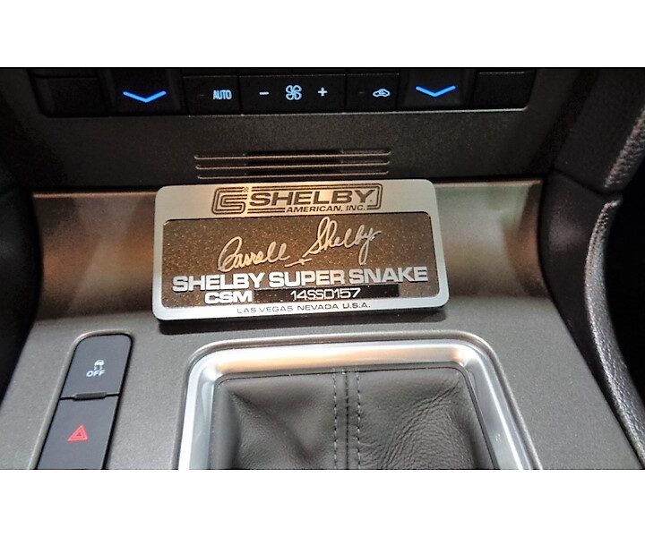 2014 Shelby Super Snake Red w/ White Stripes Certified by Carroll Shelby