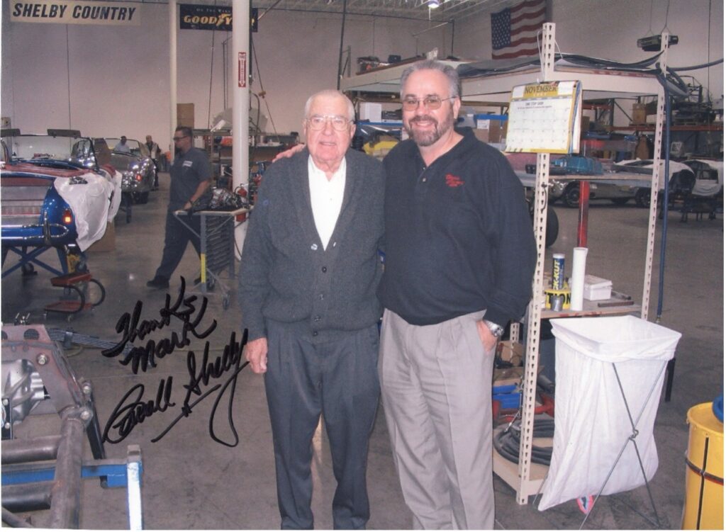 Carroll Shelby and Mark Logan – November, 2004